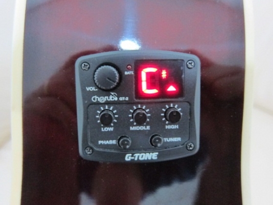 กีต้าร์โปร่งเว้าไฟฟ้า Vivid รุ่น V-121c ของใหม่ EQ อย่างดี G-Tone GT-2 มีจูนเนอร์