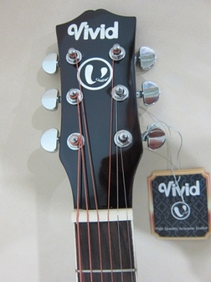 กีต้าร์โปร่งเว้าไฟฟ้า Vivid รุ่น V-121c ของใหม่ EQ อย่างดี G-Tone GT-2 มีจูนเนอร์