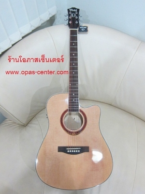 กีต้าร์โปร่งเว้าไฟฟ้า Vivid รุ่น V-121c ของใหม่ EQ อย่างดี G-Tone GT-2 มีจูนเนอร์