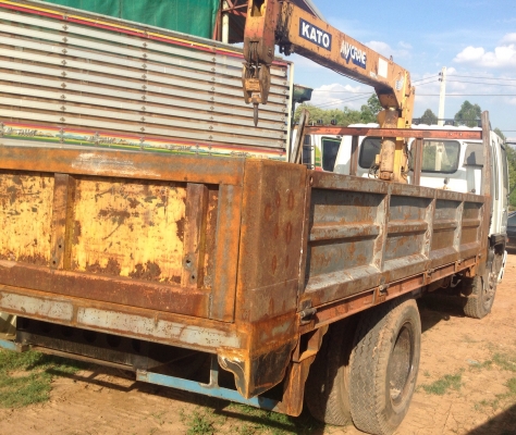 ขายด่วน 800,000 บาทครับ HINO FF 1J - 195 HP HO7D รถบรรทุกหกล้อติดเครน KATO 3 ตัน 3 ปลอกยืด กระบะเหล็กความยาว 5 เมตรสภาพดีมากครับ เครื่องยนต์แน่นกำลังแรงดี ภายในเก๋งคอนโซลสวยครบพร้อม พวงมาลัยเพาเวอร์ ช่วงล่างคัชซีไม่มีบวม ยาง 9.00 ขอบ 20 สภาพดี 70\% พร้อมบร ขายด่วน 800,000 บาทครับ HINO FF 1J - 195 HP HO7D รถบรรทุกหกล้อติดเครน KATO 3 ตัน 3 ปลอกยืด กระบะเหล็กความยาว 5 เมตรสภาพดีมากครับ เครื่องยนต์แน่นกำลังแรงดี ภายในเก๋งคอนโซลสวยครบพร้อม พวงมาลัยเพาเวอร์ ช่วงล่างคัชซีไม่มีบวม ยาง 9.00 ขอบ 20 สภาพดี 70\% พร้อมบร