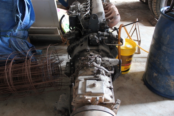 ขายเครื่องยนต์ 6D15 ถอดจาก 10 ล้อ mitsubishi fuso