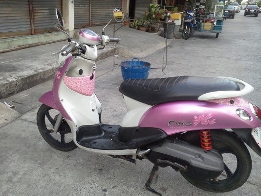 Fino ปี 54 สีชมพู ล้อแม็ค รถบ้าน สวย เครื่องเดิมๆ เอกสารครบ