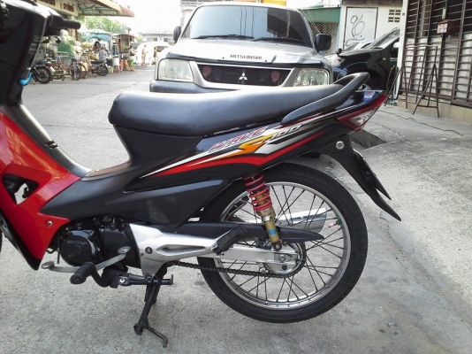 Wave 100 ubox ท้ายดำปี 51 สีแเดง ดำ รถบ้าน เดิมๆ สวย เครื่องแน่นๆ เอกสารครบ