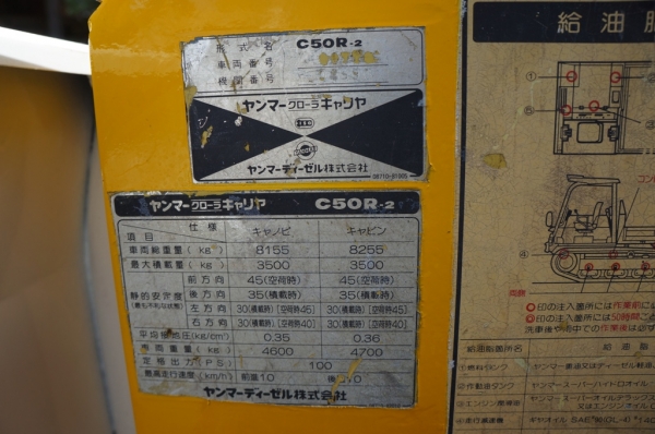 ขายรถดั๊มตีนตะขาบ YANMAR C50R-2  รุ่น 2 เก่านอก