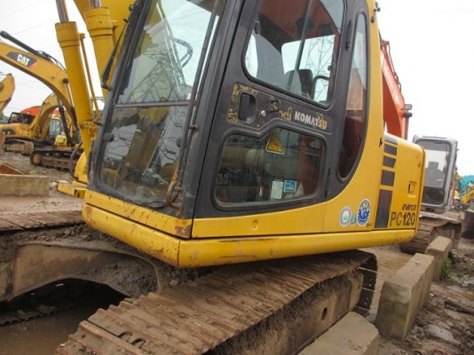 รถแบคโฮมือสอง KOMATSU PC120-6 สภาพรถเยี่ยม 090-268-2646