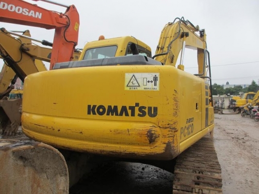 รถแบคโฮมือสอง KOMATSU PC120-6 สภาพรถเยี่ยม 090-268-2646