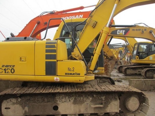 รถแบคโฮมือสอง KOMATSU PC120-6 สภาพรถเยี่ยม 090-268-2646