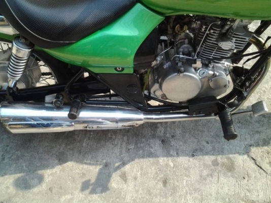 Kawasaki Boss175ขาย สภาพเครื่องฟิตเครื่องแน่นสุดประหยัดน้ำมัน ดูแลรักษาง่าย,เบาะหนัง,สตาร์ทมือ, ดรัมเบรก,ดิสเบรกหน้า แต่งสวย ทำสีใหม่ทั้งคันยางใหม่หน้าหลัง ทะเบียนพึ่งต่อใช้งานได้เลยครับ มีเล่มทะเบียนพร้อมโอนได้เลยครับ โทรมาเลย0876696788 เอครับถูกใจราคาต่