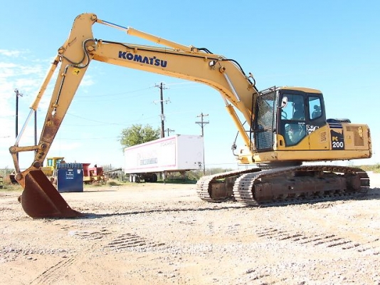 รถแบคโฮมือสอง KOMATSU PC200-7 สภาพรถเยี่ยม 090-268-2646