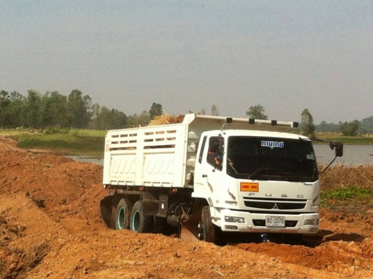 MITSUBISHI M6 ปี55 พ่วงแม่ลูกดั้มสามมิตรห้างแท้ งวด65000 เหลือ 41งวด ผ่อนต่อได้เลยครับ