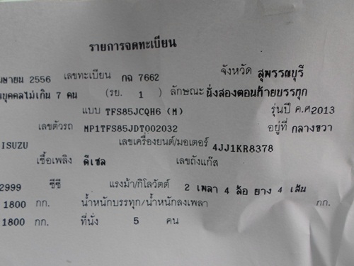 (ลดราคาแล้วเหลือ70)ขายวิครอสปี13 4x4 เครื่อง3พันรถใหม่ รถไม่ค้อยได้ใช้เจ้าของฝากขาย