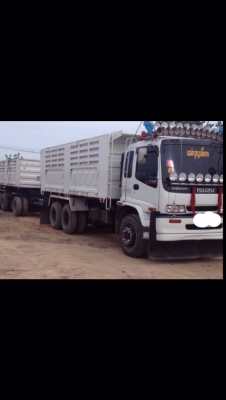 ขายสิบล้อISUZU 240แรง พร้อมหางพ่วงสามมิตรแท้