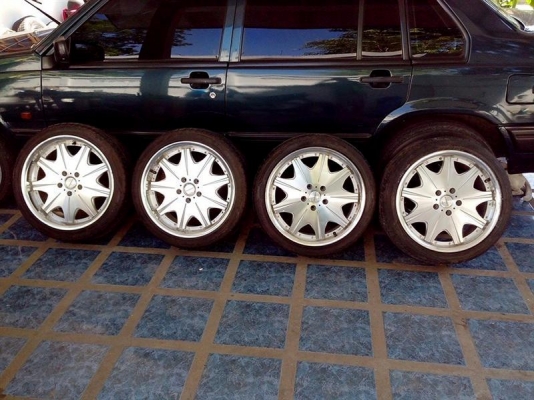 ขายล้อแม็กซ์ W WORK D3S ขอบ18 5รู100 หน้าตื้น หลังลึก กว้าง8