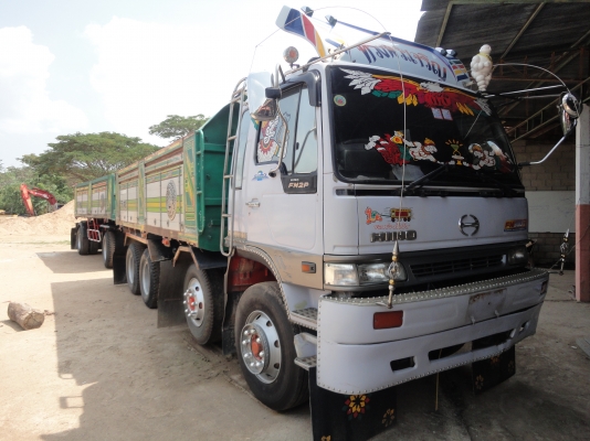 ขายรถ HINO 2K  คานหน้าคู่ พร้อมพ่วง
