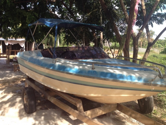 เรือไฟเบอร์ สปีดโบ็ท15ฟุตเครือง25แรง