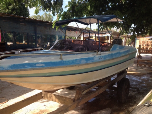 เรือไฟเบอร์ สปีดโบ็ท15ฟุตเครือง25แรง