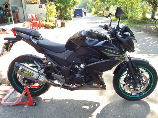 KAWASAKI Z250CC ปี2013 วิ่งน้อย ใหม่มาก ทะเบียนพร้อมโอน 119,000 -
