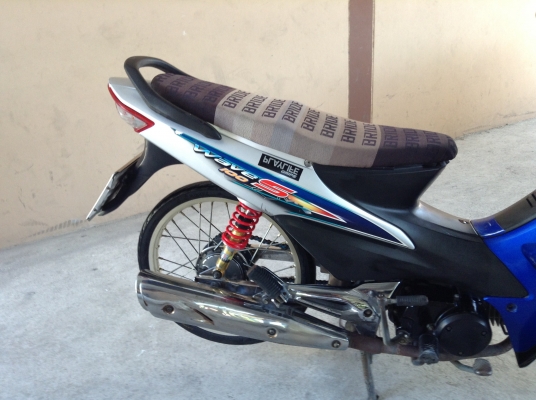 ราคาถูก ขี่กลับได้เลย ขาย!!! เวฟ100ยูบ็อก สภาพแต่ง ปี48 รถเครื่องดีคับ ทะเบียนครบ