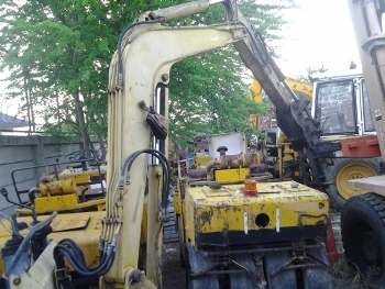 รถแบคโฮ รถขุด YANMAR B37 พร้อมหัวคีบไม้ คีบเหล็ก มือสองเก่าญี่ปุ่น พร้อมใช้งาน