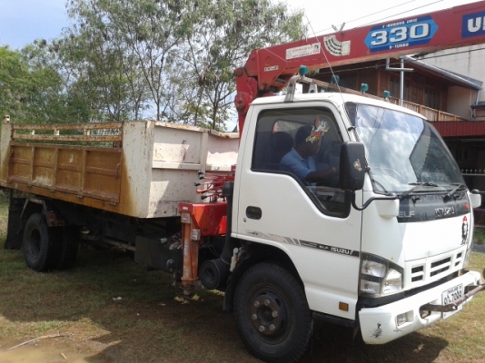 หกล้อดั้มอีซุสุ  175  แรงม้า  ติดเครน  3 ตัน  พร้อมใช้งาน เล่มพร้อม...