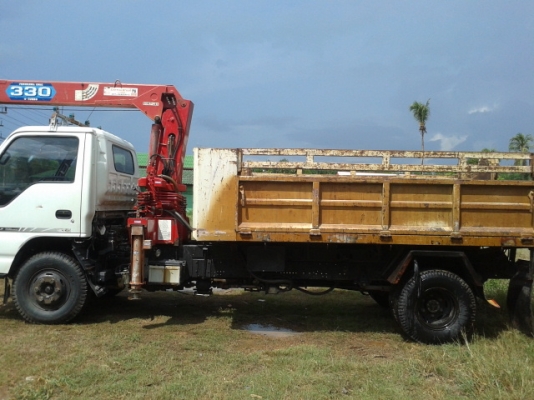 หกล้อดั้มอีซุสุ  175  แรงม้า  ติดเครน  3 ตัน  พร้อมใช้งาน เล่มพร้อม...