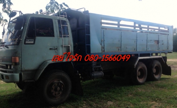 ***ขายแล้วครับขอบคุณ Truck2hand ขาย10ล้อ2เพลาดั้มราคาเบาๆ ISUZU ROCKY FXZ210 คัสซี35 ปี32 แบบรุ่น FXZ13NY เครื่องเดิมเกียร์ 6SA1 210แรง เครื่องดี แน่นดี แรง เกียร์ร้อค สโลวยก ช่วงล่าง2เพลาเดิมๆ คัสซีดี ไม่ปะไมดาม กระบะดั้มพื้นเหล็กข้างไม้ เสาเหล็ก สภาพดี