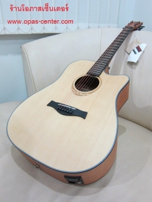 กีต้าร์โปร่งเว้าไฟฟ้า Amari รุ่น AM-418C สีไม้ด้าน ของใหม่ EQ อย่างดี