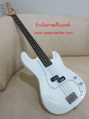 เบสไฟฟ้า Beatle 4 สาย ทรง Precision Bass สีขาว ของใหม่ ขายทูกถูก