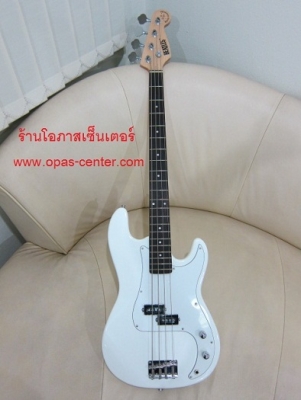 เบสไฟฟ้า Beatle 4 สาย ทรง Precision Bass สีขาว ของใหม่ ขายทูกถูก