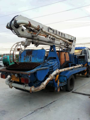 ขายรถปั๊มปูน พร้อมทะเบียนแท้ ป้ายเหลือง  เก่าญี่ปุ่นไม่เคยใช้งานในไทย