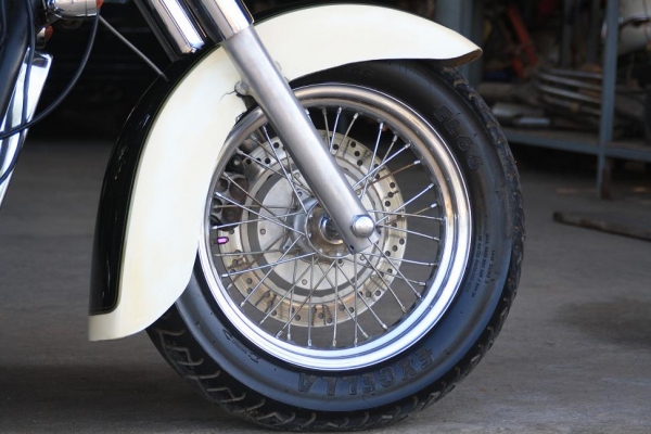 ขาย STEED 600 แต่งแนว Fatboy ทะเบียนแท้ โอนส่ง 122000