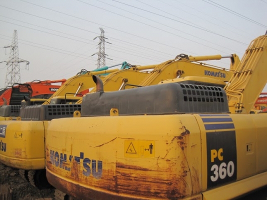 รถแบคโฮมือสอง KOMATSU PC360 สภาพรถเยี่ยม 090-268-2646