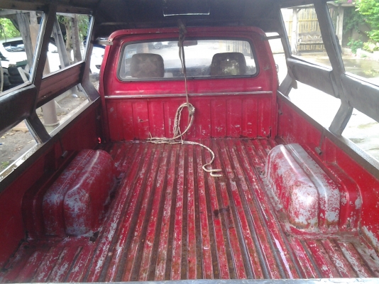 ขายรถกระบะโตโยต้าเครื่องเบนซิน 12R เครื่องดีมาก รับประกันเครื่อง แชสซีสวยไม่ผุตัวถังมีผุบ้าง รถพร้อมใช้ ขายถูก 29000 บาท ทะเบียนปี53 เอกสารพร้อมโอน