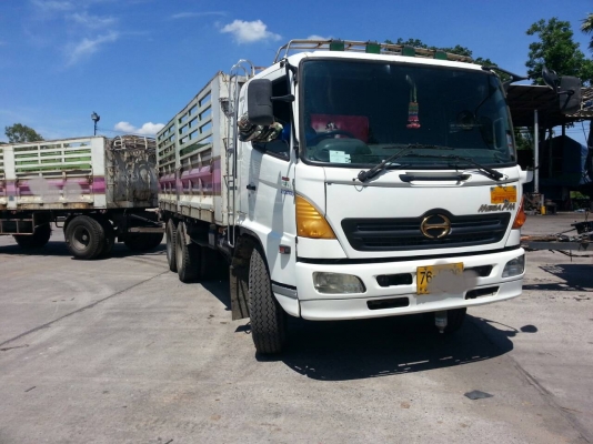 10ล้อไม่ดั้มแม่ลูก HINO MEGA 260ปี46 กระบะพนัส 6.40ม 10ล้อไม่ดั้มแม่ลูก HINO MEGA 260ปี46 กระบะพนัส 6.40ม