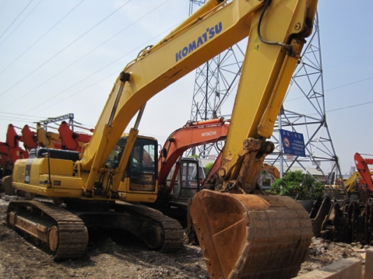 รถแบคโฮมือสอง KOMATSU PC400-7 สภาพรถเยี่ยม 090-268-2646
