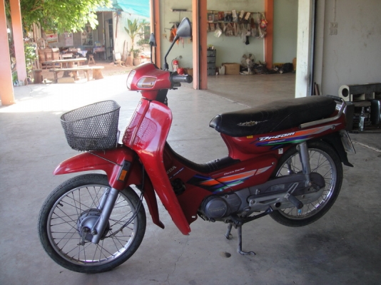 ขายฮอนด้าดรีม เอ็กซ์เซล สีแดง สภาพเดิมสวยพร้อมใช้ ( ทะเบียนพร้อมชุดโอน )