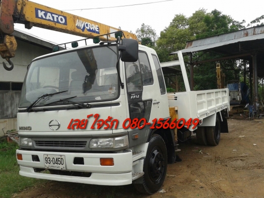 ***ขายแล้วครับขอบคุณ Truck2hand ขาย6ล้อติดเครน HINO FF1JJK รถห้าง ปี 40 เครื่องเดิมเกียร์เดิม JO8C J-ll 220แรง เครื่องแน่นๆ แรงดี ไม่เยิ้ม เกียร์เดิม ช่วงล่างเดิมคัสซี ดีไม่ปะไม่ดาม กระบะเหล็ก ยาว5.0 ม. สภาพดี ไม่มีผุ ติดเครน KATO 3.9ตัน 3ปลอกยืด สภาพดี ใ