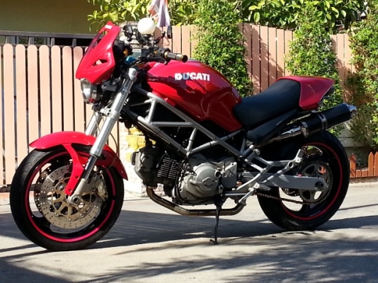 วุฒินนบุรี ขาย ดูคาติ M400 ปี2005หัวฉีดแล้วสภาพสวยๆเครื่องดีของแต่งตามรูปท่อเสียงโหดๆคับเสียสรรพสารมิตรแล้ว