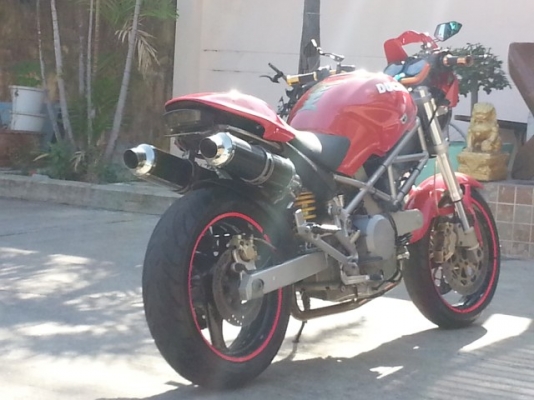 วุฒินนบุรี ขาย ดูคาติ M400 ปี2005หัวฉีดแล้วสภาพสวยๆเครื่องดีของแต่งตามรูปท่อเสียงโหดๆคับเสียสรรพสารมิตรแล้ว