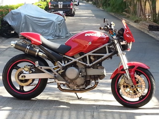 วุฒินนบุรี ขาย ดูคาติ M400 ปี2005หัวฉีดแล้วสภาพสวยๆเครื่องดีของแต่งตามรูปท่อเสียงโหดๆคับเสียสรรพสารมิตรแล้ว