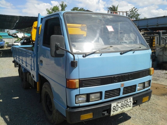 ขาย 4 ล้อกลาง ISUZU NKR  88 ติดเครน TADANO 1 ตัน