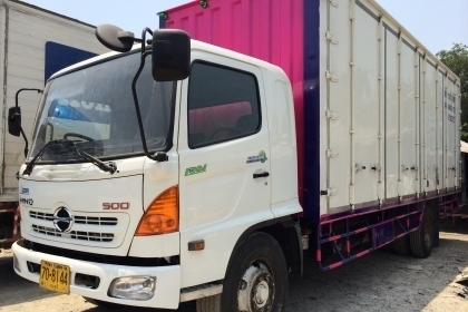 ขาย รถบรรทุกหกล้อ HINO FG1J 212 แรงม้า ตู้แห้งเปิด 10 บาน ยาว 7.2เมตร