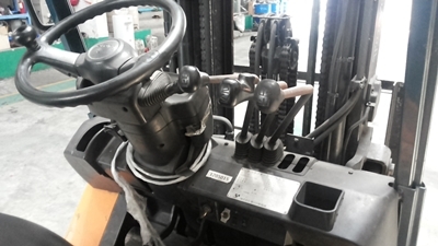 รถฟอร์คลิฟต์ 2.5 ตัน Toyota รุ่น 42-7FG25 ซีเรียล 407FG25-22744 (ระบบแก็ส LPG)  สนใจโทร. 080-6565422 (หนิง)