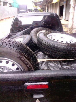 ล้อกระทะ16ไททัลพร้อมยางบิดโตนป้ายแดง