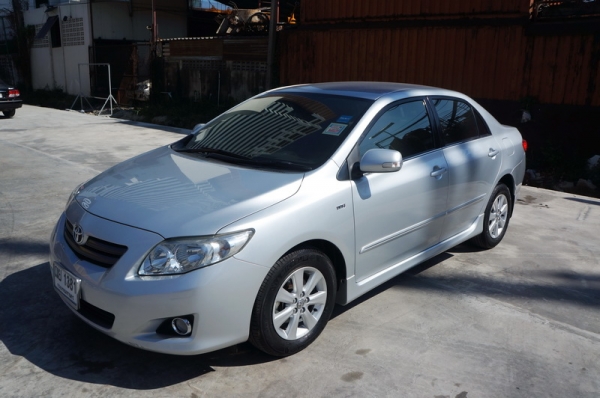 TOYOTA ALTIS ปี 2009 1.6 G ตัวTOP สุด รถสวย ARIBAG คู่ เบรค ABS เครื่อง+เกียร์ ใช้งานดี ช่วงล่างแน่น ล้อ MAX เบาะหนัง แอร์เย็น ภายในลายไม้สภาพสวย สีสวย รถพร้อมใช้งาน จัดไฟแนนได้