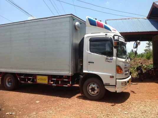 HINO FC9J หัว500 ปี56 เครื่อง 145แรง ตู้แห้ง 3บาน ยาว 5.5 เมตร งวด21000 เหลือ49 งวด เปลี่ยนสัญญาได้เลยครับ