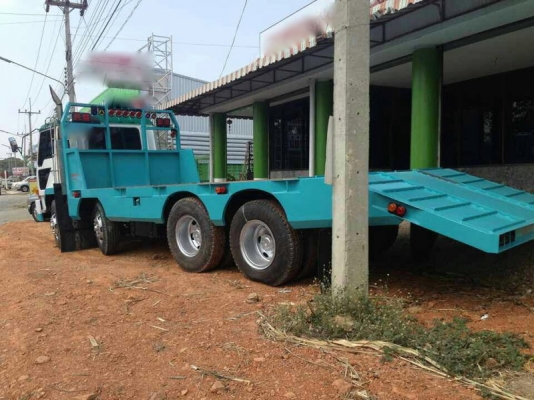 รถฮีโน่ 12 ล้อ ท้ายลาด FN527M - TF  220 แรงม้า. ปี 38    สนใจติดต่อ 081 - 6079515