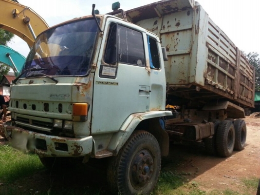 รถอีซูซุ 10 ล้อดั้ม FVZ 195 แรงม้า. ปี 38  ( ขาย.ตามสภาพ )  สนใจติดต่อ 081 - 6079515