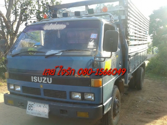 ***ขายแล้วครับขอบคุณ Truck2hand ขาย6ล้อ115ยอดนิยม ISUZU NPR115 NPR59LU5M "แก้มเหลือง"ห้างแท้จดใหม่ปี48 เครื่องเดิมๆ4BD1 115แรง เครื่องแน่นดี แรงดี เกียร์สั้นแท้เกียร์ROCKY ช่วงล่างคานหน้าเดิม6น็อต เฟืองท้ายF คัสซีสวยเดิม ไม่ปะไม่ดาม กระบะพื้นไม้