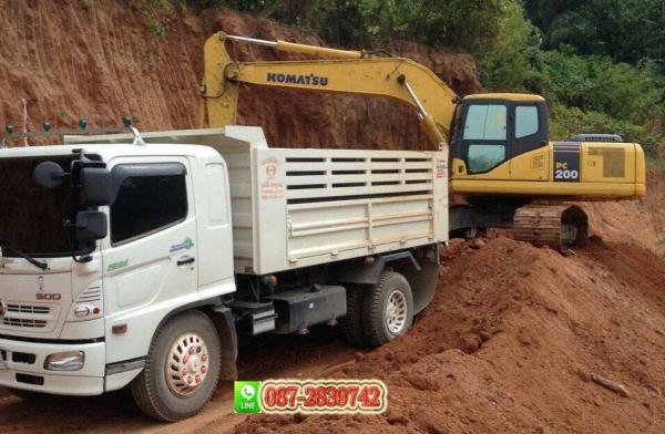 ขายดาวน์ รถบรรทุก 6 ล้อ ดั้มพ์ ขนาดใหญ่ HINO